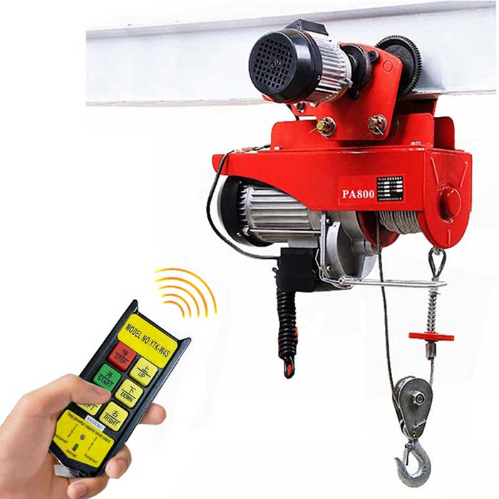 Bộ tời điện kèm rùa Sterling PA200 (PA200 (100/200kg)) – Cáp 12m/30m 4 Giá đỡ của tời treo điện cần phải chắc chắn, chịu được tốt trọng lượng máy và trụ vững trong suốt quá trình tải hàng hóa