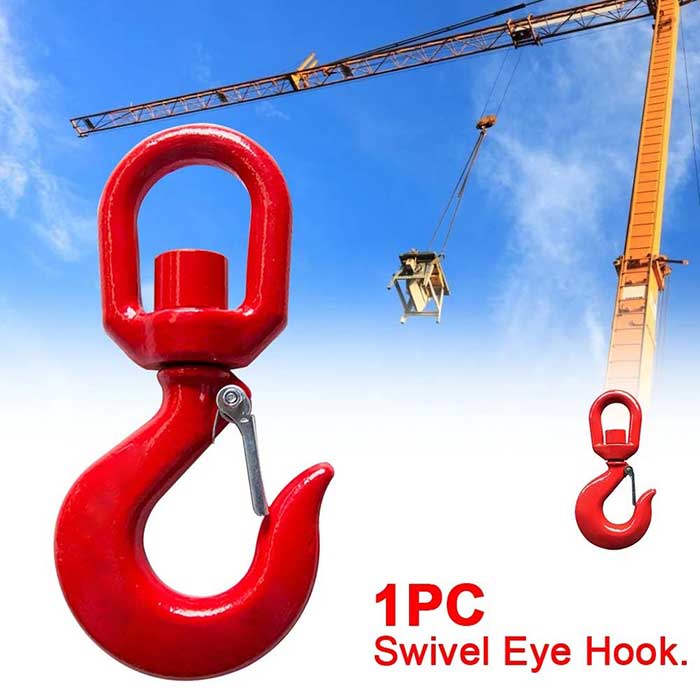 Móc cẩu 1 tấn 2 tấn 5 tấn loại nào phổ biến nhất 6 Móc cẩu xoay cáp thép Sterling 2 tấn