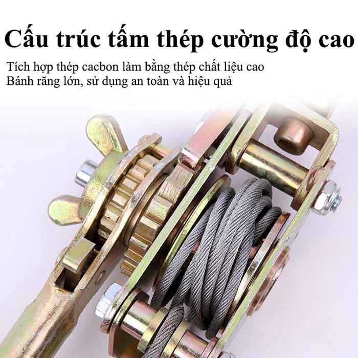 Bao gia day cap thep hang phi 10 phi 12 cho nang ha 2026 5 Ứng dụng cáp thép trong pa lăng