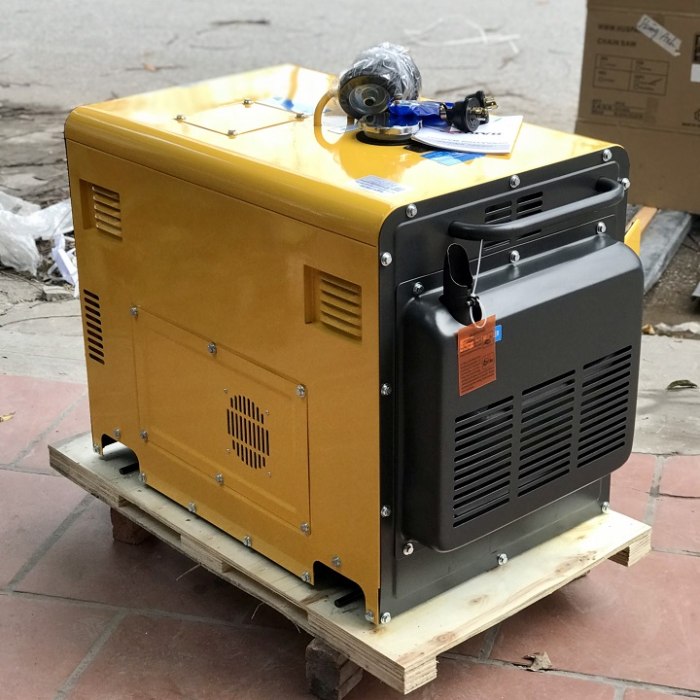 Máy phát điện dầu 5000W Honda sử dụng động cơ Diesel