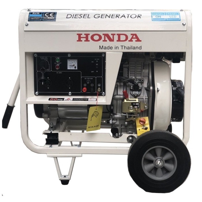 Máy phát điện 5kw chạy dầu Honda HD6900E