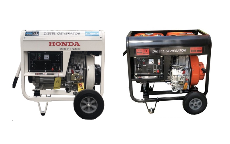 Máy phát điện Honda 5KW chạy dầu giá rẻ