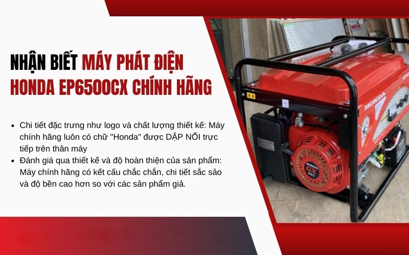 Máy phát điện Honda giá bao nhiêu tiền hiện nay