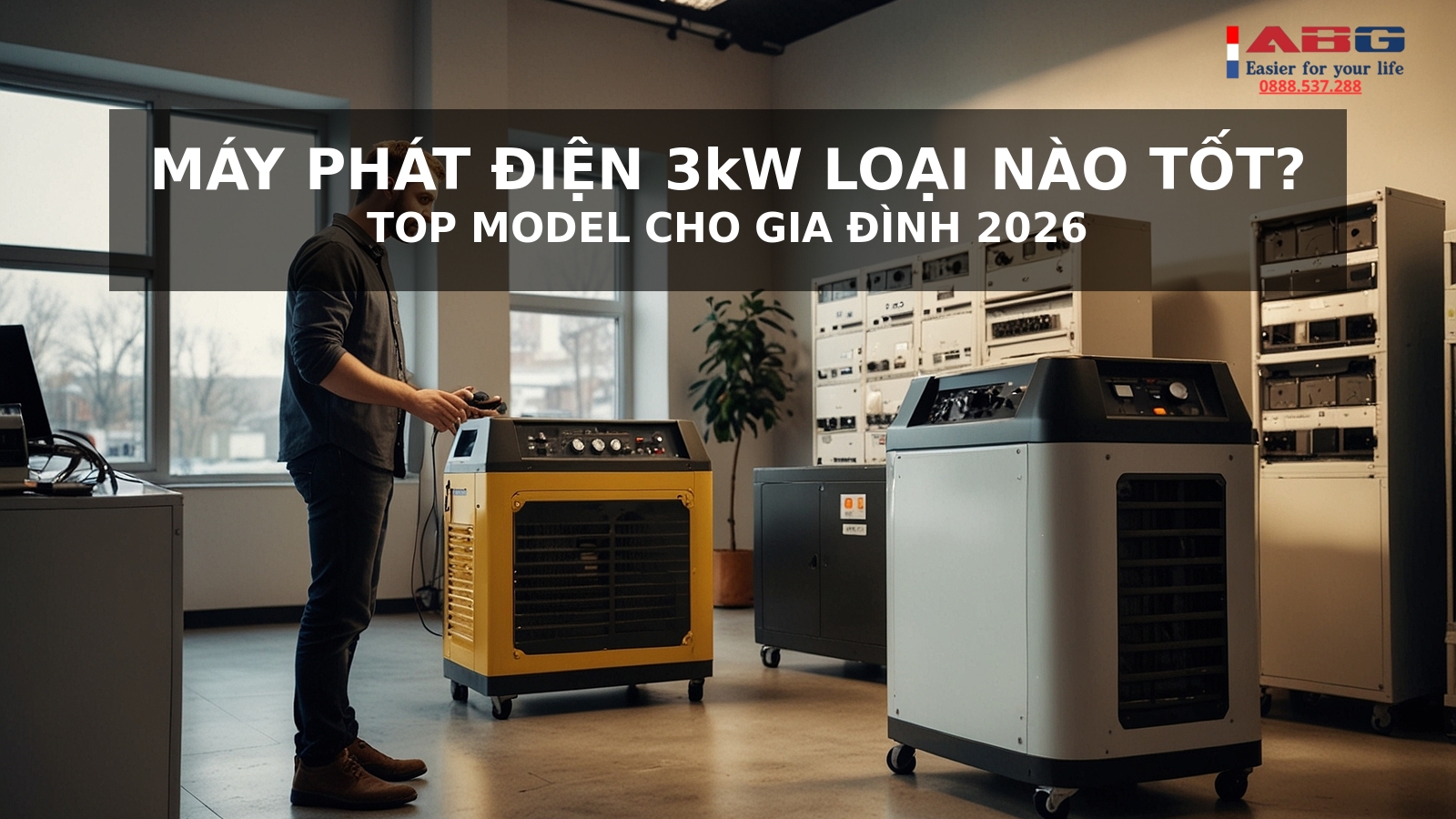 Máy phát điện 3kW loại nào tốt? Top model cho gia đình 1 Máy phát điện 3kW loại nào tốt cho gia đình