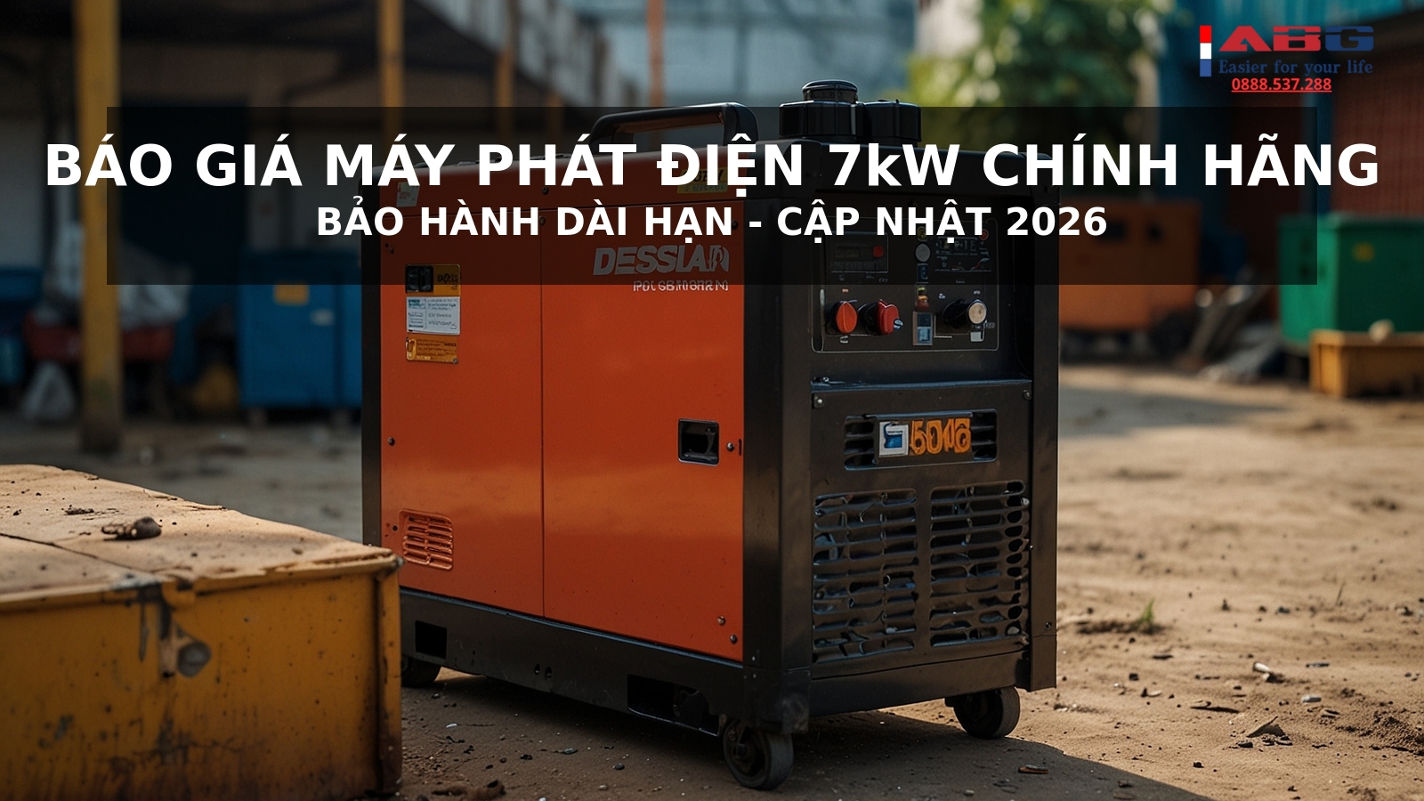 Báo giá máy phát điện 7kW chính hãng, bảo hành dài hạn 1 Báo giá máy phát điện 7kW chính hãng