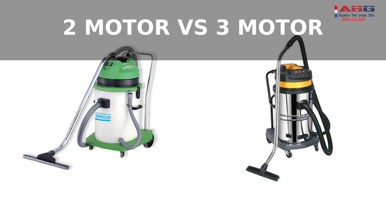 Máy hút bụi 2 motor vs 3 motor: Khác nhau gì khi vận hành thực tế? 1 máy hút bụi 2 motor vs 3 motor