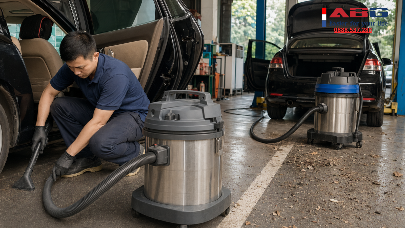 Máy hút bụi hãng nào tốt cho gara ô tô? So sánh theo thương hiệu 1 feature auto 111