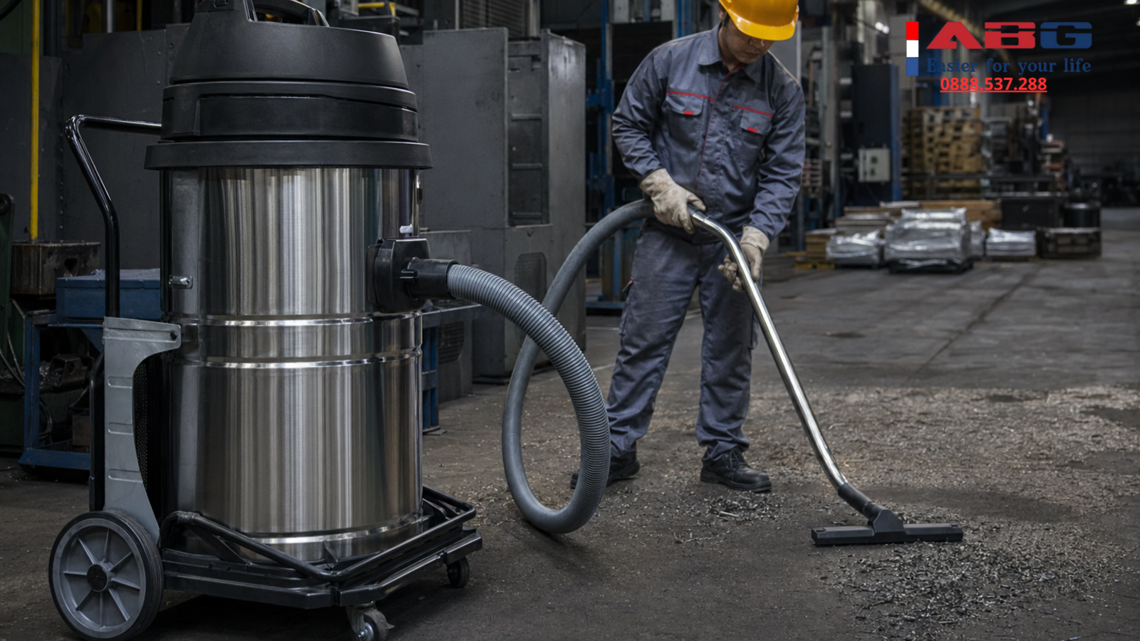Máy hút bụi công nghiệp công suất lớn: tiêu chí chọn cho nhà xưởng tải nặng 1 feature auto 115 1
