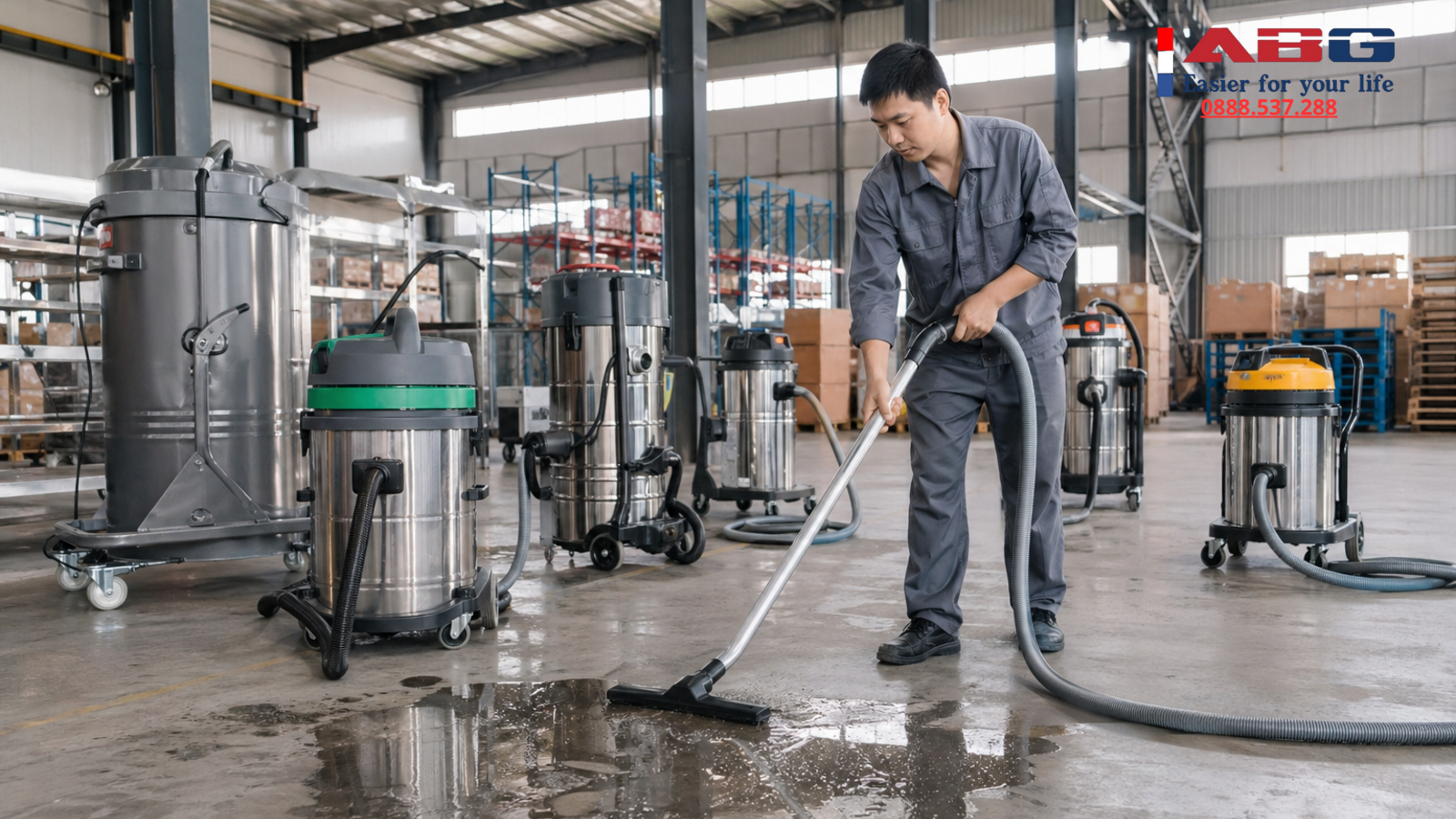 Bảng giá máy hút bụi công nghiệp theo phân khúc công suất và dung tích 1 feature auto 133