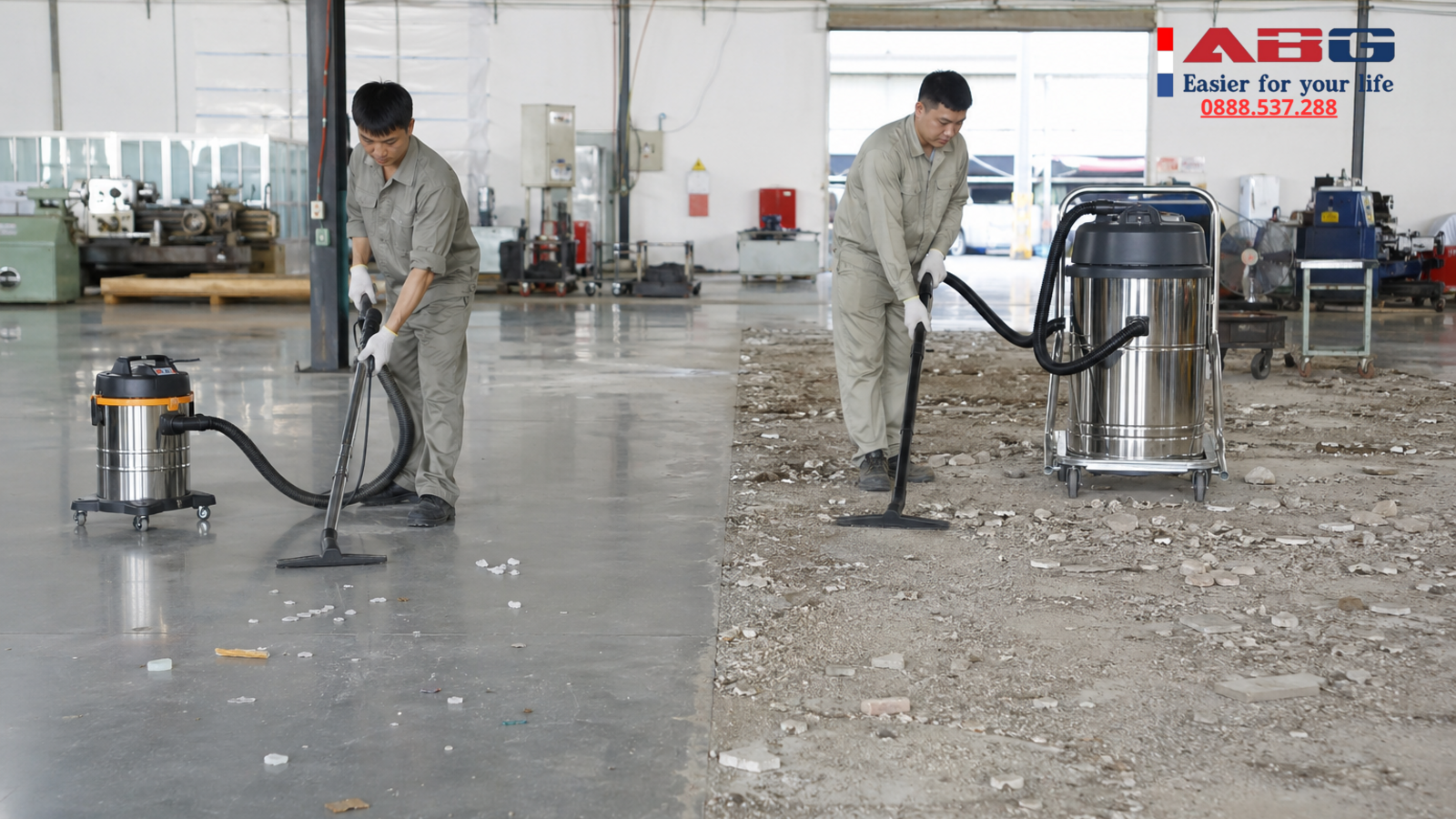 Máy hút bụi công nghiệp 3000W và 2000W: chọn mức công suất phù hợp 1 feature auto 140