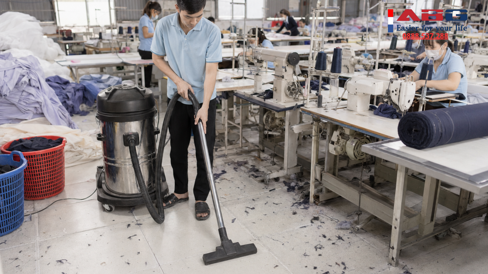 Top máy hút bụi công nghiệp cho xưởng may, bụi vải và sợi vải 1 feature auto 174