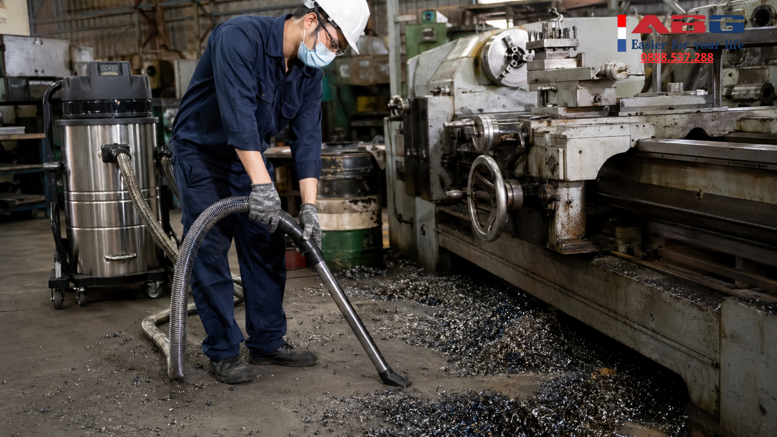 Top máy hút bụi công nghiệp cho xưởng cơ khí, bụi sắt và phoi kim loại 1 feature auto 175