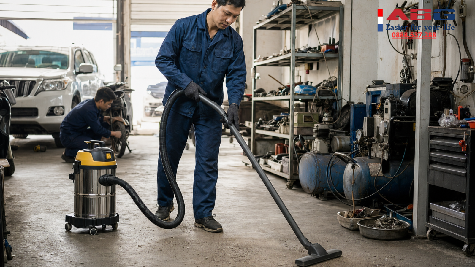 Top máy hút bụi công nghiệp dưới 10 triệu cho nhà xưởng nhỏ và gara 1 feature auto 197