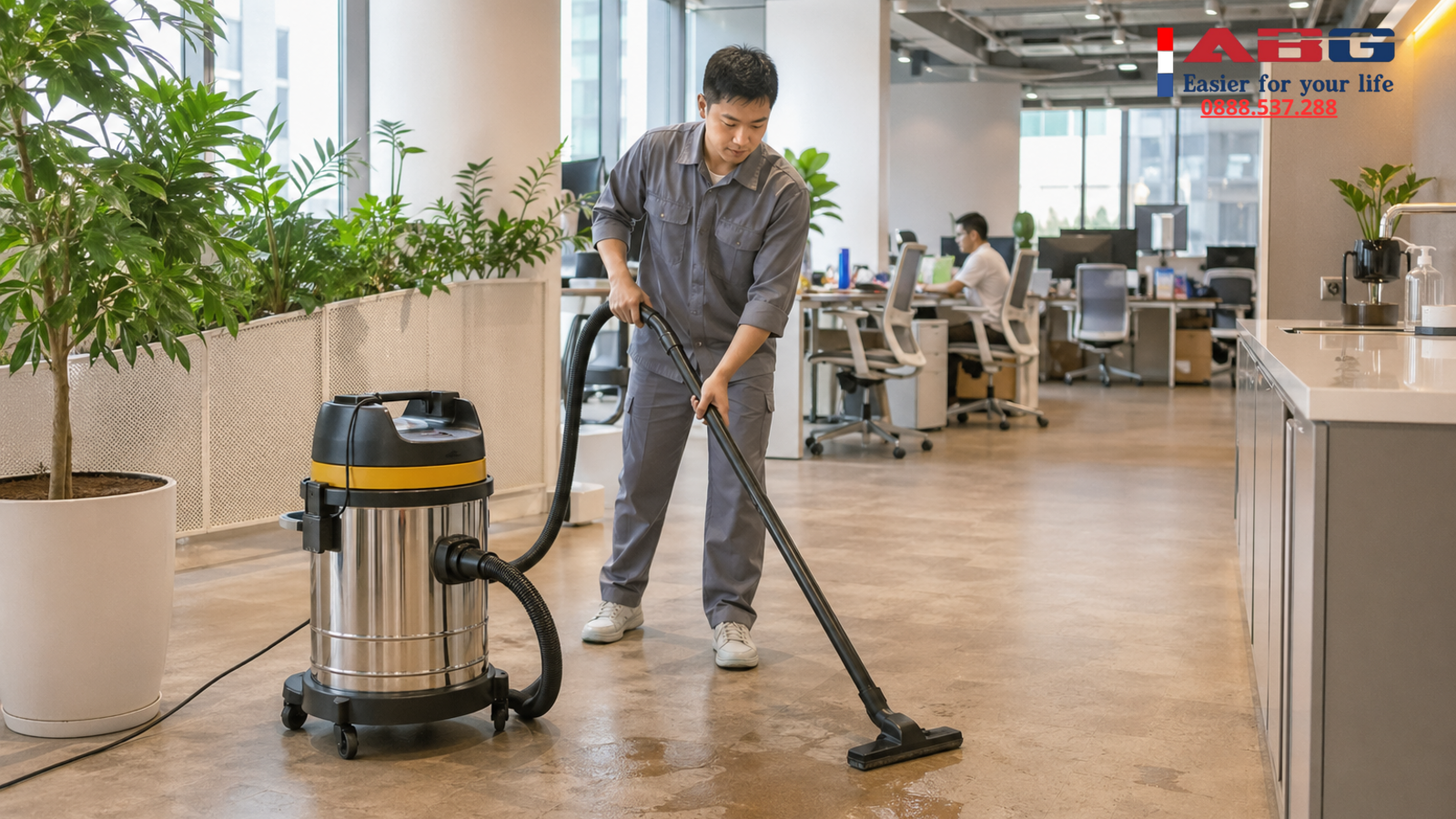Máy hút bụi công nghiệp cho văn phòng lớn có cần dòng khô ướt không 1 feature auto 52