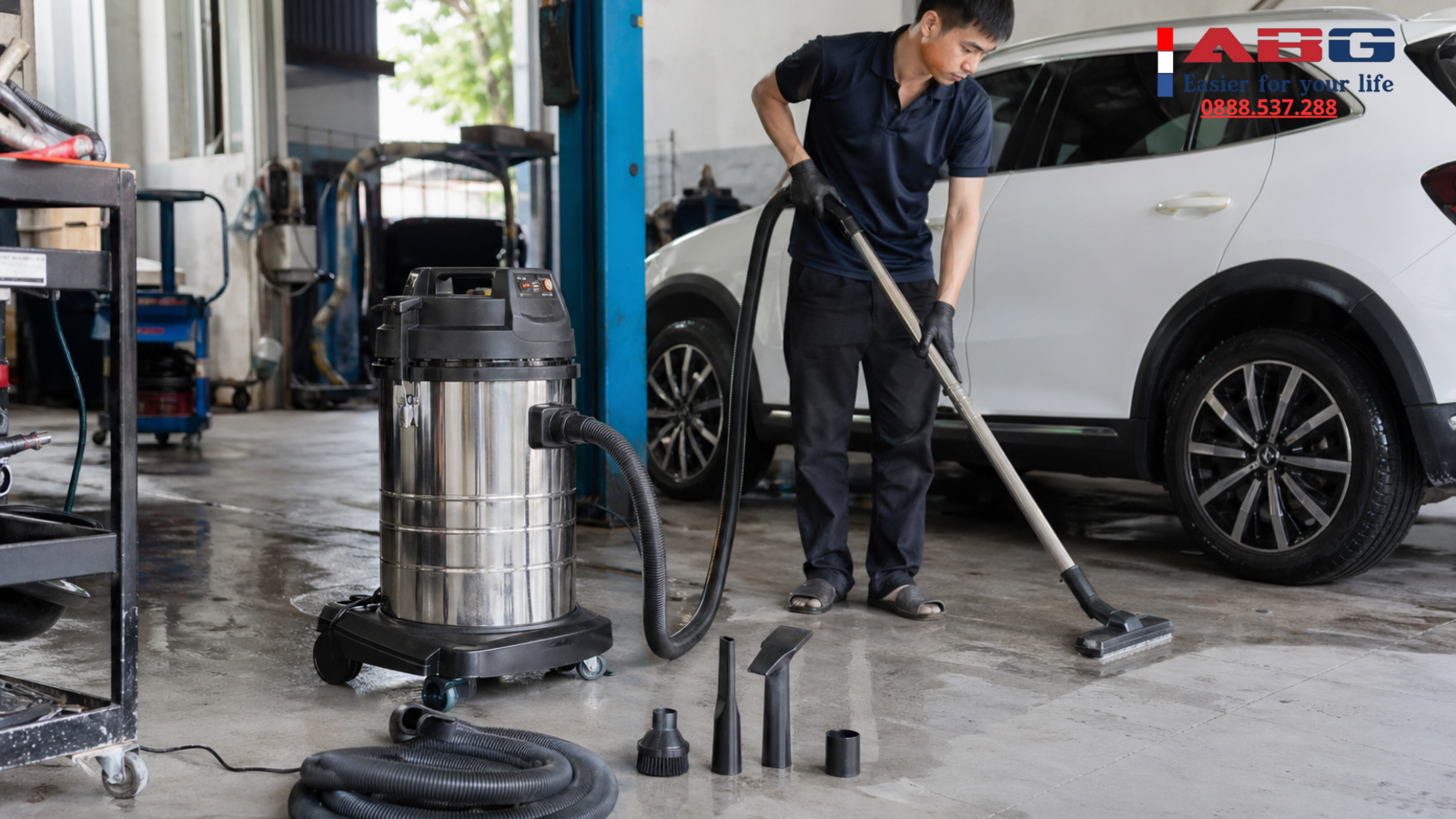 Combo máy và phụ kiện tối ưu cho gara 1 feature auto 67