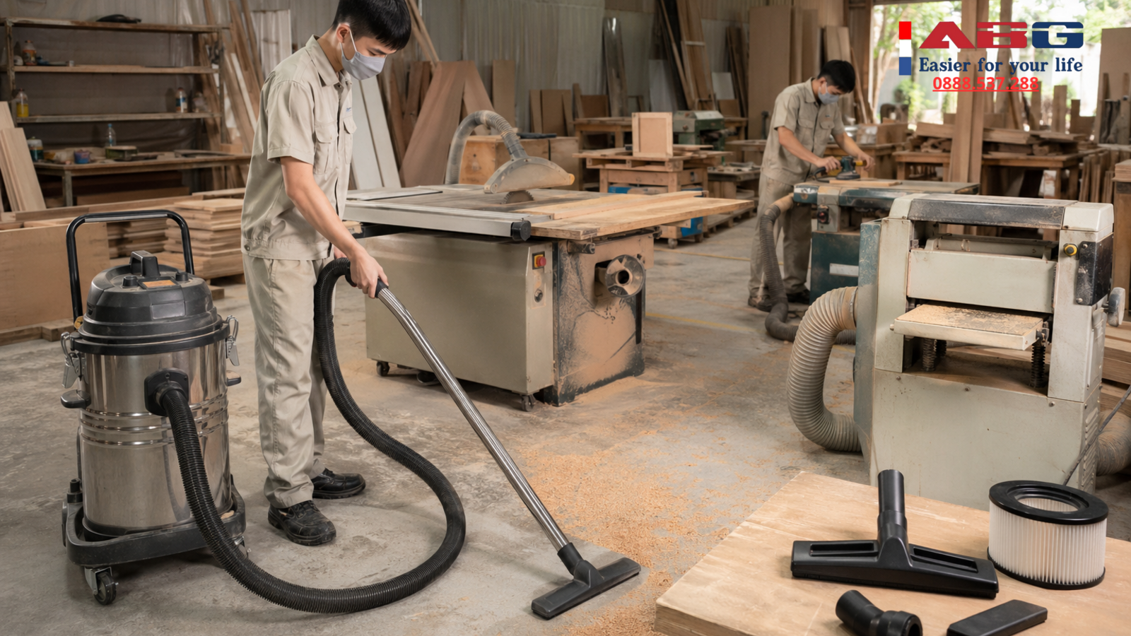 Combo máy và phụ kiện tối ưu cho xưởng gỗ 1 feature auto 68