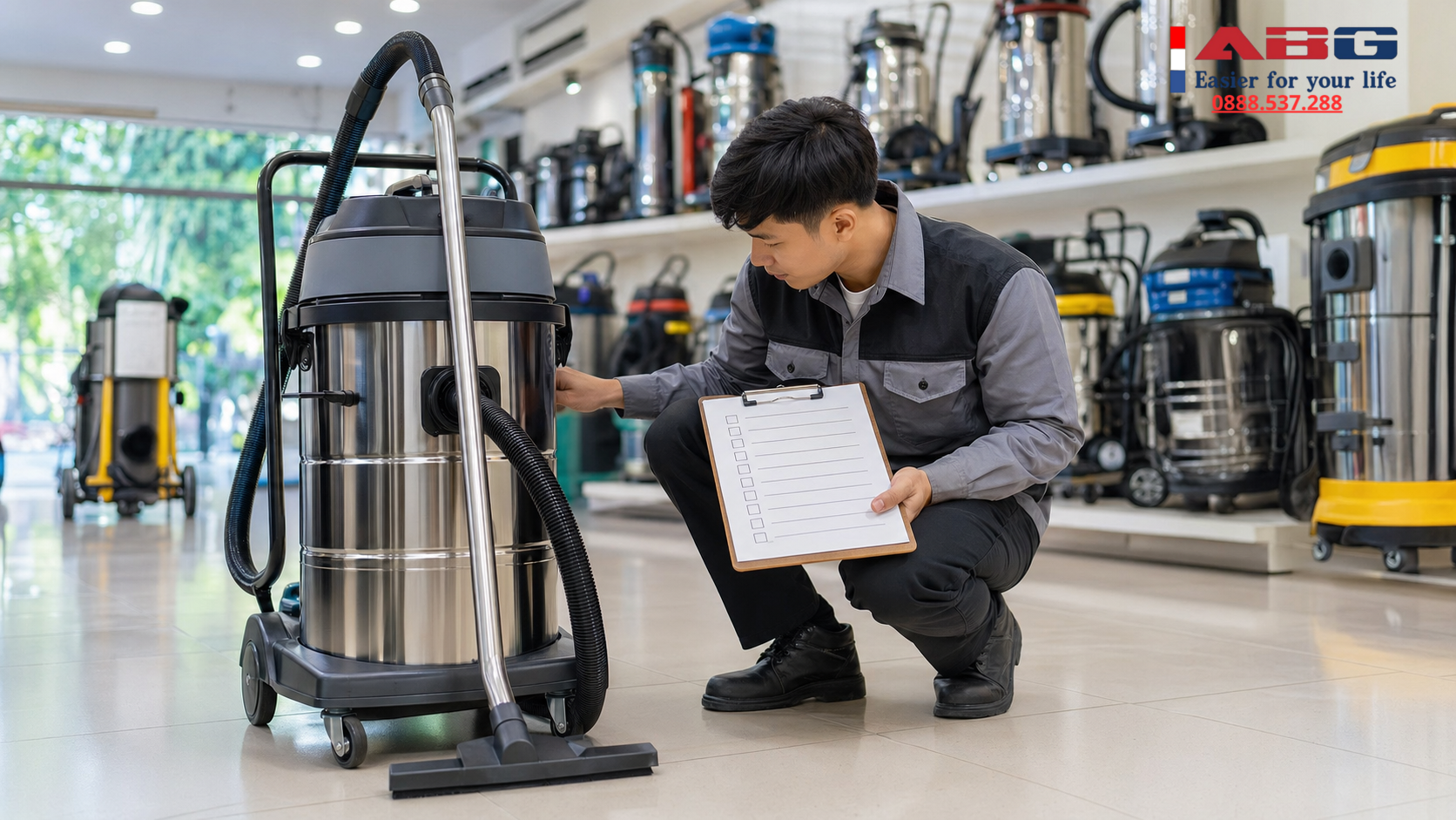 Checklist 12 bước mua máy hút bụi công nghiệp không bị hụt tải 1 Checklist 12 bước mua máy hút bụi công nghiệp