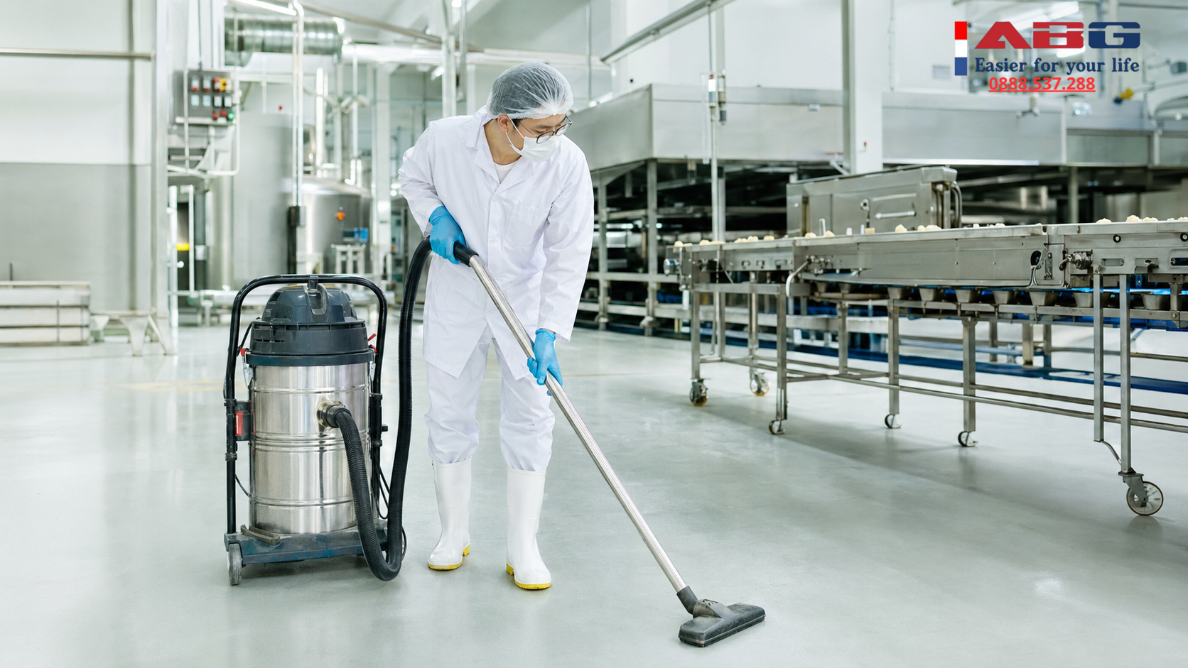 Máy hút bụi công nghiệp cho nhà máy thực phẩm: tiêu chí chọn an toàn 1 Máy hút bụi công nghiệp cho nhà máy thực phẩm tiêu chí chọn an toàn