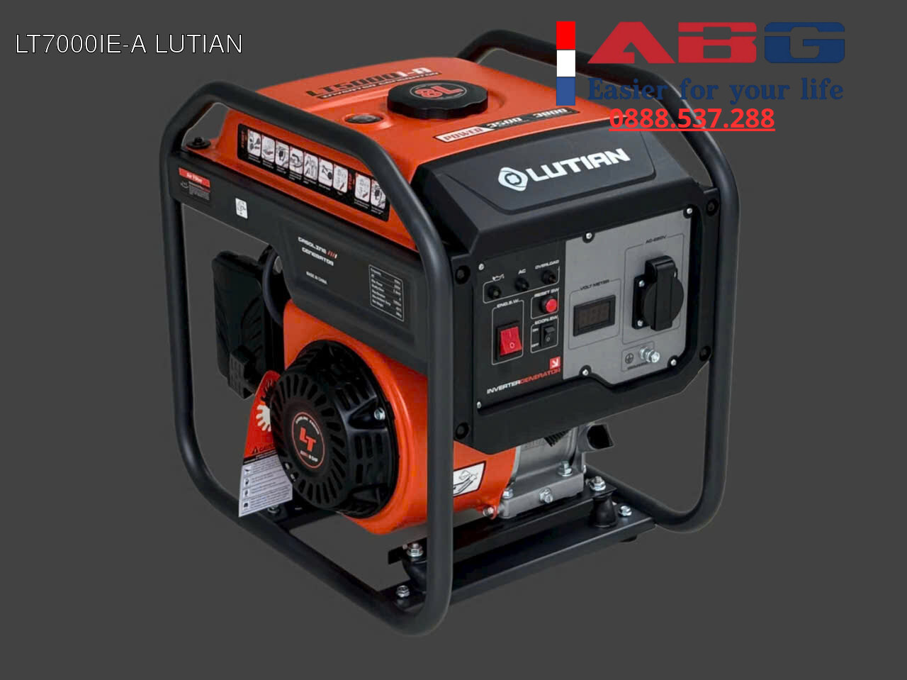 máy phát điện xăng LT7000iE-A Lutian