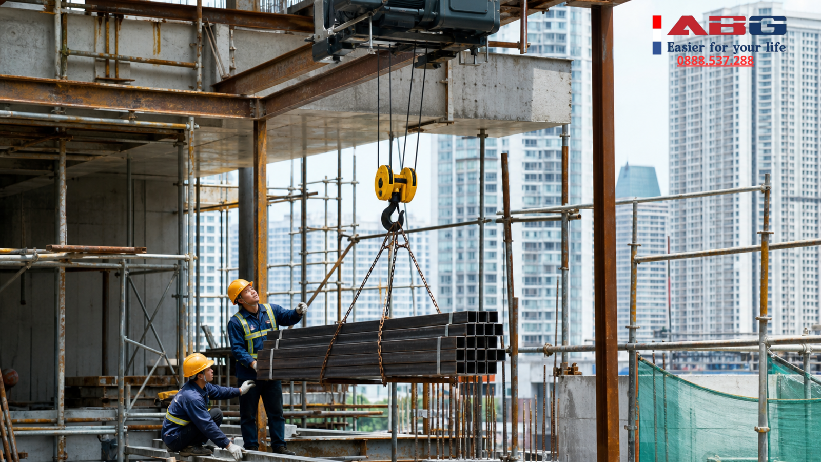 Tời điện dùng cho công trình xây dựng nên chọn loại nào 1 feature 102