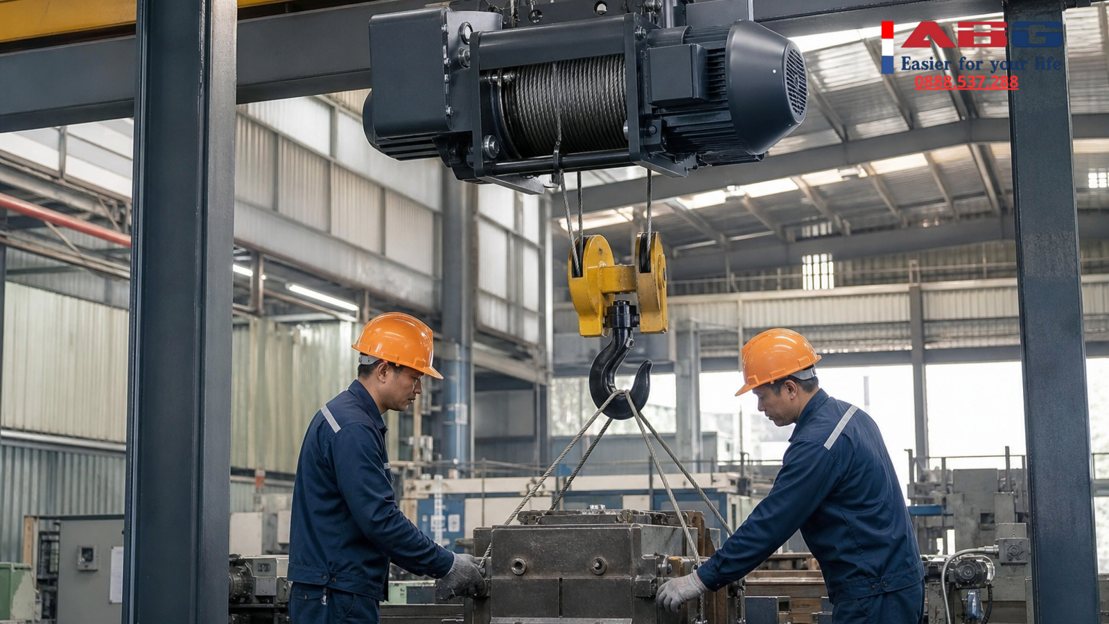 Cách tính toán công suất tời điện để tránh quá tải và đứt cáp 1 feature 111
