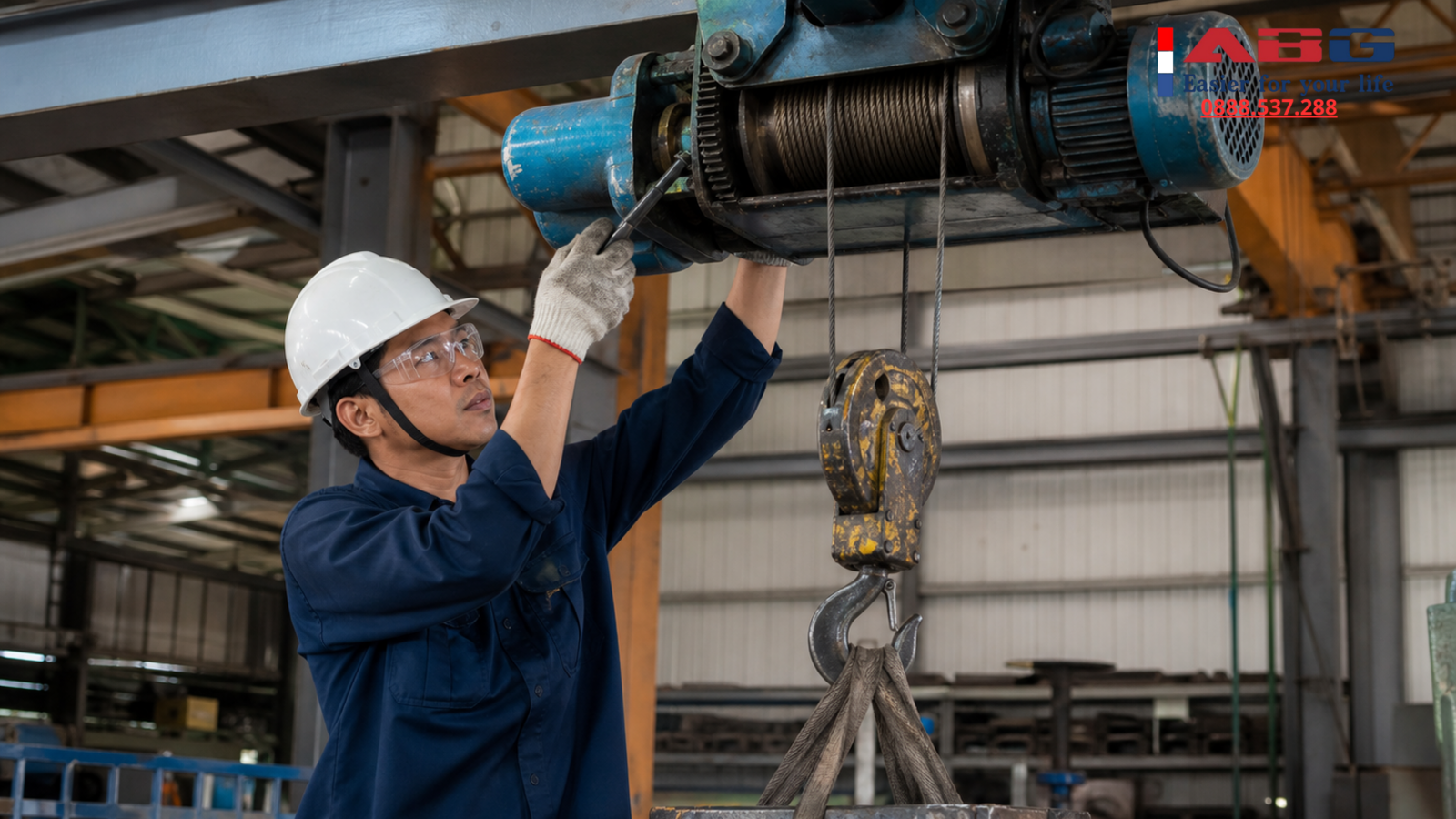 Hướng dẫn khắc phục lỗi tời điện kêu to khi nâng hạ tải trọng 1 feature 113