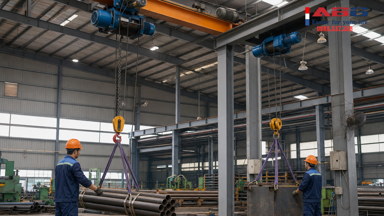 Tời điện kèm rùa vs Tời điện cố định: Ưu và nhược điểm 1 feature 133