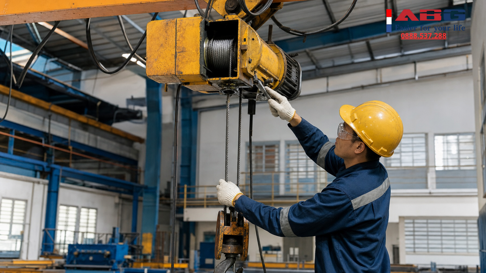 Hướng dẫn thay cáp tời điện an toàn cho người mới 1 feature 49