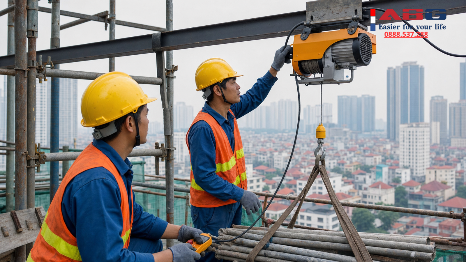 Tời điện dùng cho công trình xây dựng cần lưu ý gì? 1 feature 53