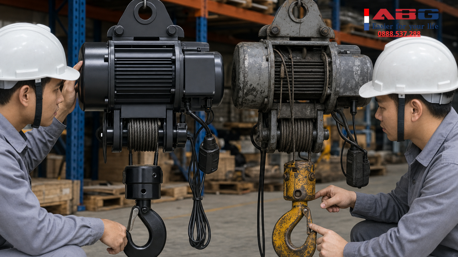 Cách nhận biết tời điện Sterling chính hãng và hàng nhái 1 feature 78