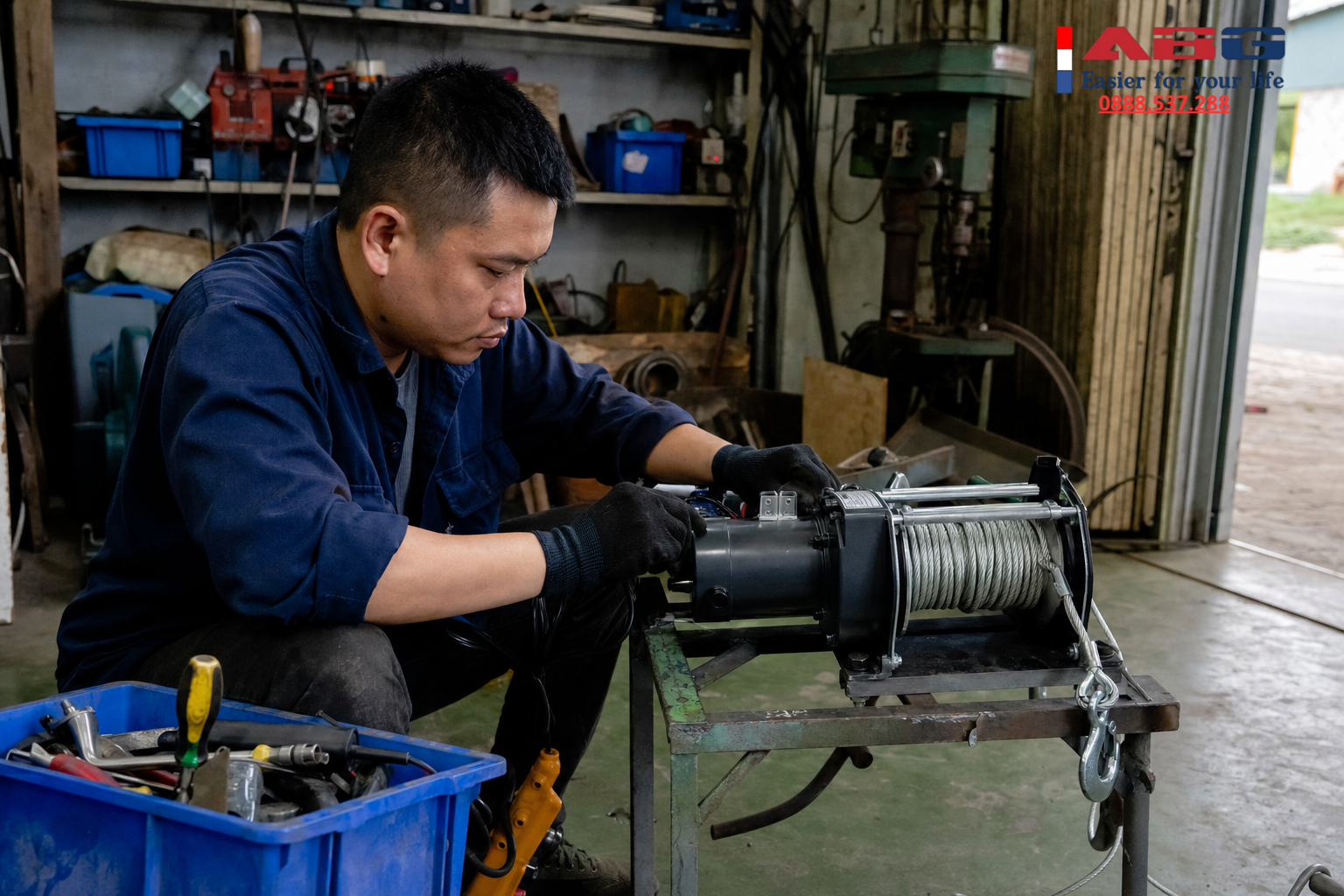 Tời điện Sterling PA200 có phù hợp hộ gia đình không? 2 tời điện sterling pa200 hộ gia đình