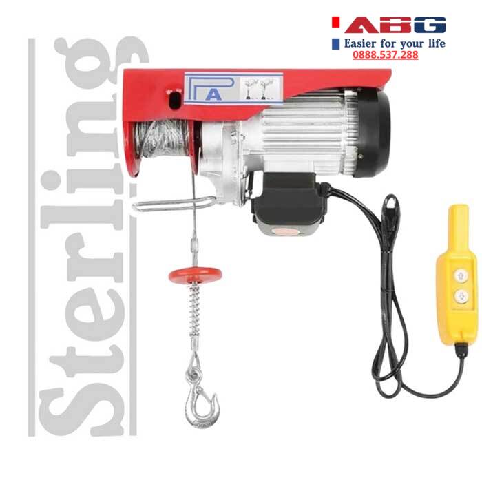 Tời điện mini là gì, phù hợp với những công việc nào? 2 Tời điện mini Sterling PA600