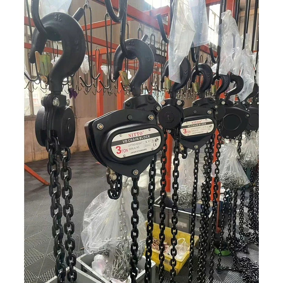 Palang xích kéo tay VN chính hãng 10Tx6M xích đôi 4 Palang xích kéo tay VN chính hãng 10Tx6M xích đôi - Ảnh 4